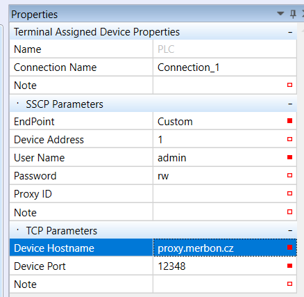 How to connect via proxy | Domat Control System