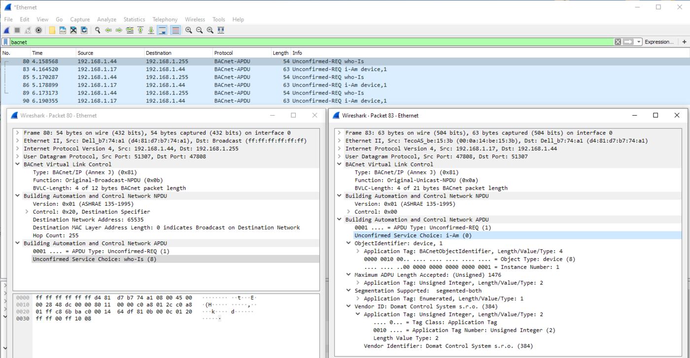 Obr. Dotaz Who-Is a odpověď I-Am