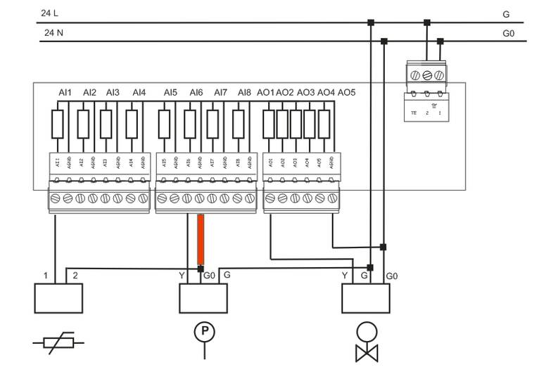 Obr. 2: Chybné zapojení pasivního čidla