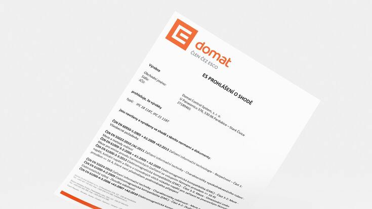 Prohlášení o shodě